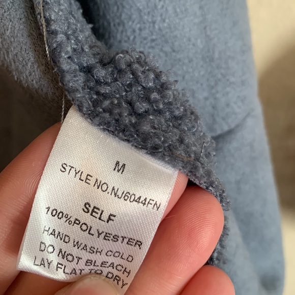 Fashion Nova long teddy Shacket - Picture 3 of 4